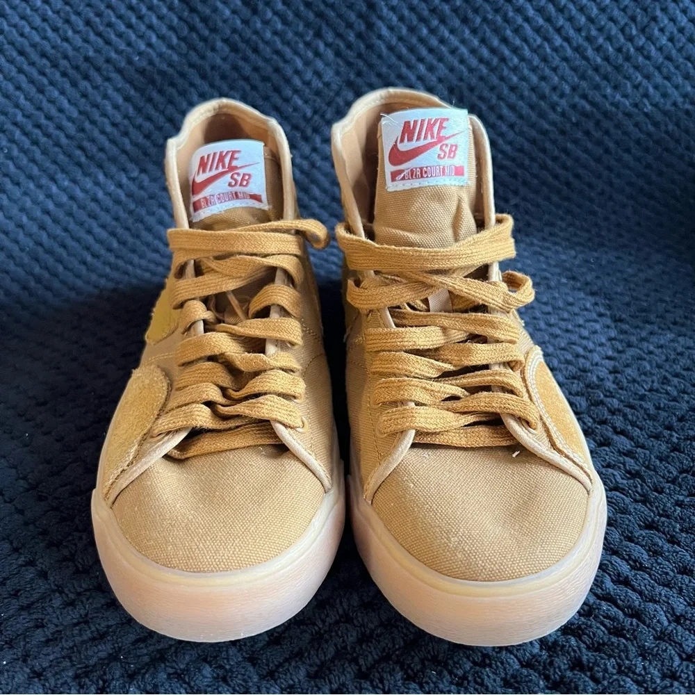 Nike SB BLZR Court Mid Premium Desert Ocher - Mens size 8 NEW - Picture 6 of 9